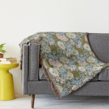 William Morris Chrysanthemum Floral Pattern Foliag