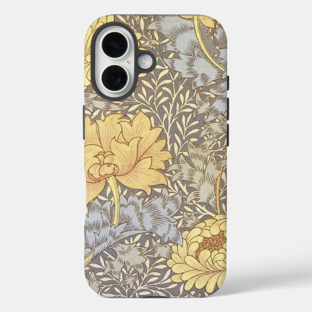 William Morris Chrysanthemum Mum Blume Case-Mate iPhone Hülle (Rückseite)