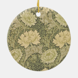 William Morris Chrysanthemum Mum Keramik Ornament