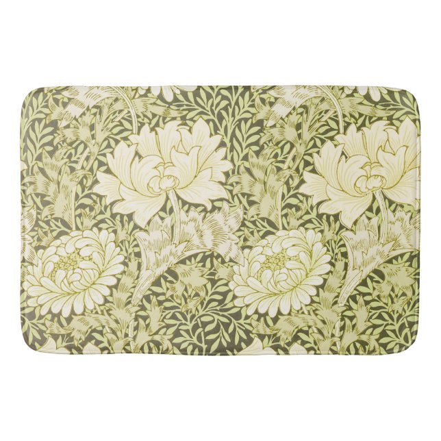 William Morris Chrysanthemum Muster Badematte (Vorderseite)