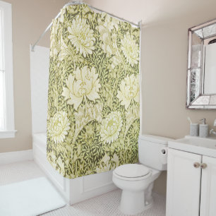 William Morris Chrysanthemum Muster Duschvorhang