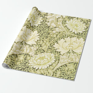 William Morris Chrysanthemum Muster Geschenkpapier