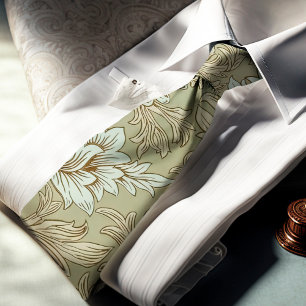 William Morris Chrysanthemum-Muster-Halstuch Krawatte