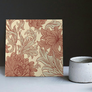William Morris Chrysanthemum-Muster Keramikfliese