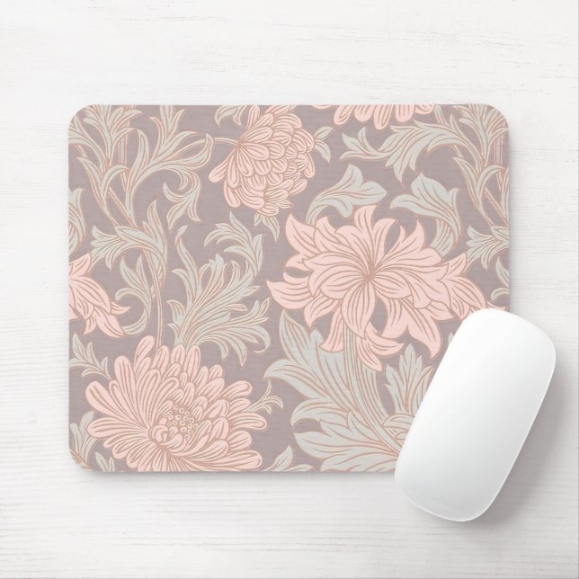 William Morris Chrysanthemum-Muster-Mauspad Mousepad (Mit Mouse)