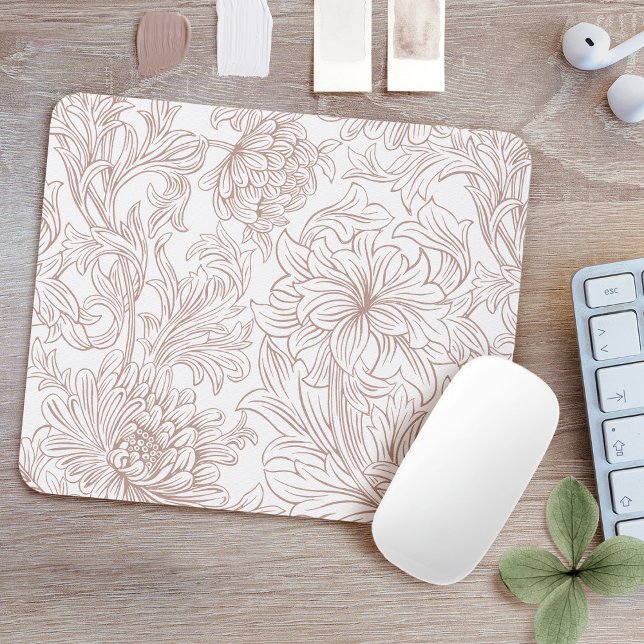 William Morris Chrysanthemum-Muster-Mauspad Mousepad (Von Creator hochgeladen)