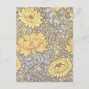 William Morris Chrysanthemum-Mutterblumen Postkarte