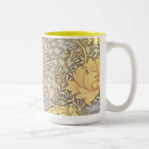 William Morris Chrysanthemum-Mutterblumen Zweifarbige Tasse