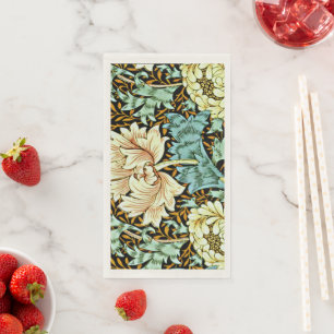 William Morris - Chrysanthemum Pastels Serviette