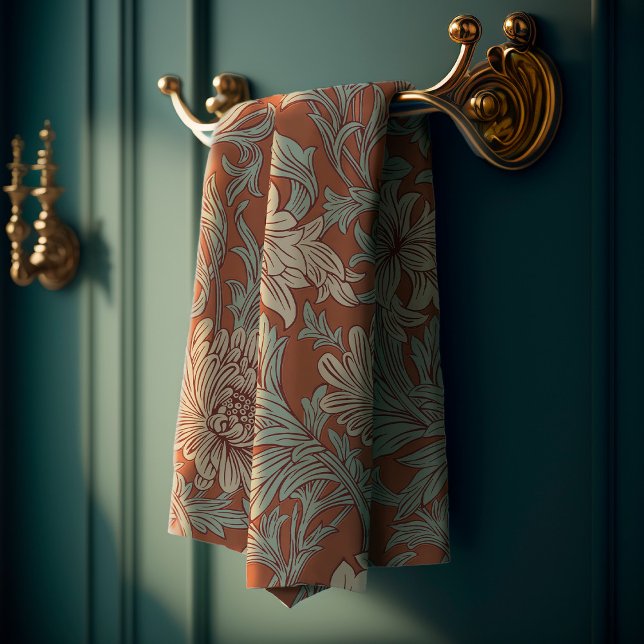 William Morris Chrysanthemum Pattern Bath Towel Se Badhandtuch Set (Von Creator hochgeladen)