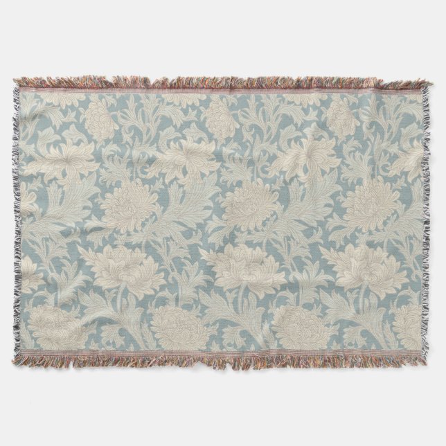 William Morris Chrysanthemum Pattern Decke (Vorderseite)