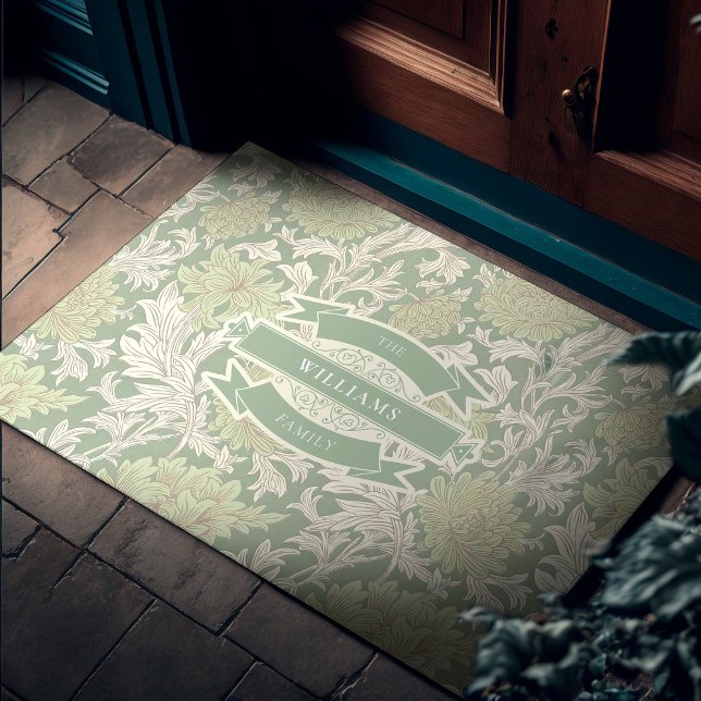 William Morris Chrysanthemum Pattern Doormat Fußmatte (Von Creator hochgeladen)