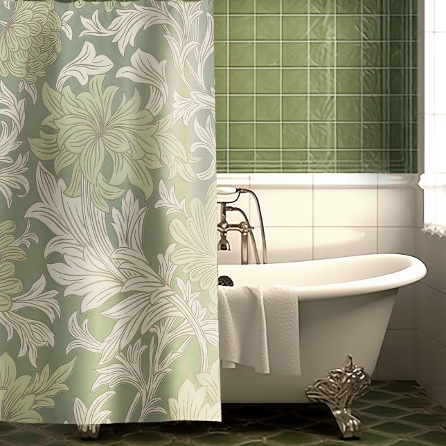 William Morris Chrysanthemum Pattern Dusche Curtai Duschvorhang (Von Creator hochgeladen)
