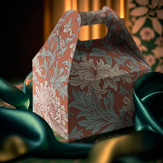 William Morris Chrysanthemum Pattern Favor Box Geschenkschachtel (Von Creator hochgeladen)