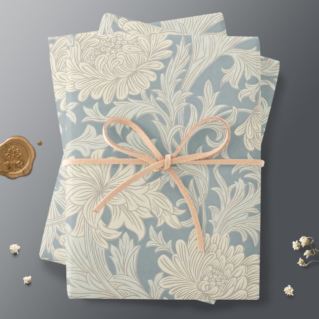 William Morris Chrysanthemum Pattern Geschenkpapier Set (Von Creator hochgeladen)