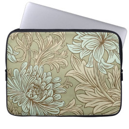 William Morris Chrysanthemum Pattern Laptop Sleeve