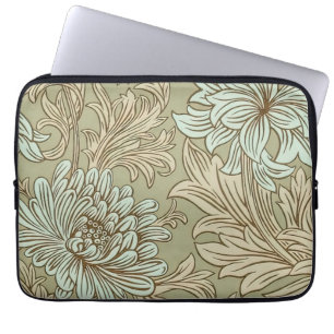 William Morris Chrysanthemum Pattern Laptop Sleeve