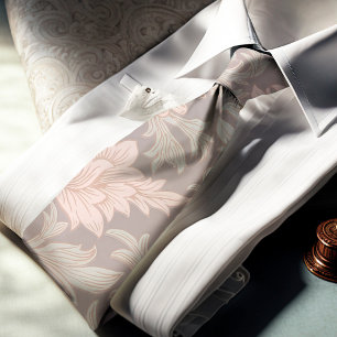 William Morris Chrysanthemum Pattern Neck Tie Krawatte