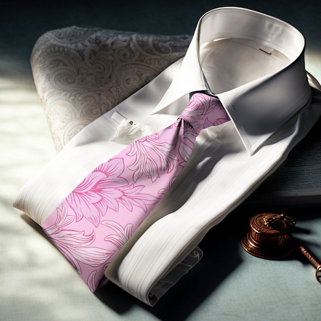 William Morris Chrysanthemum Pattern Neck Tie Krawatte (Von Creator hochgeladen)