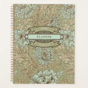 William Morris Chrysanthemum Pattern Planer