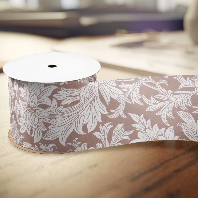 William Morris Chrysanthemum Pattern Satin Ribbon Satinband (Von Creator hochgeladen)