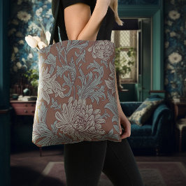 William Morris Chrysanthemum Pattern Tote Bag