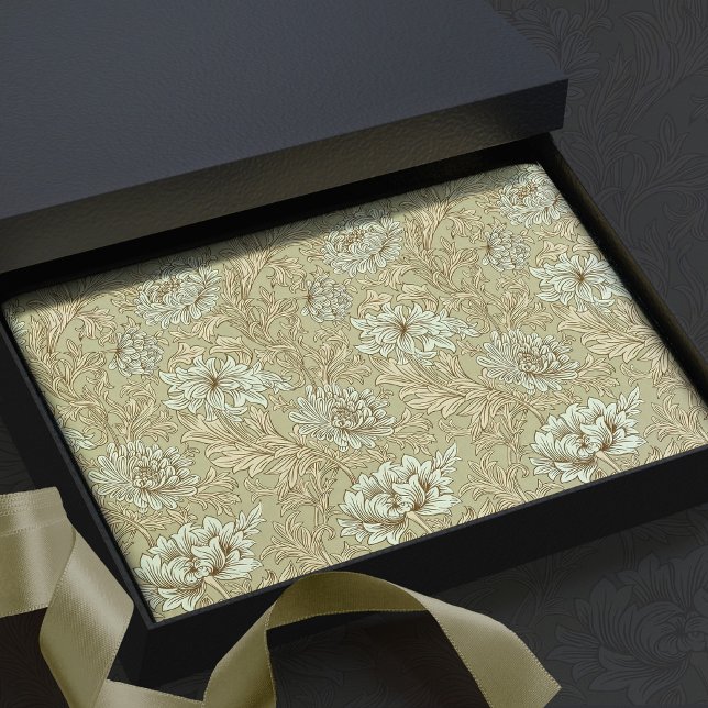 William Morris Chrysanthemum Pattern Wrapping Pape Geschenkpapier (Von Creator hochgeladen)