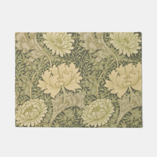 William Morris Chrysanthemum Sage Blume Fußmatte