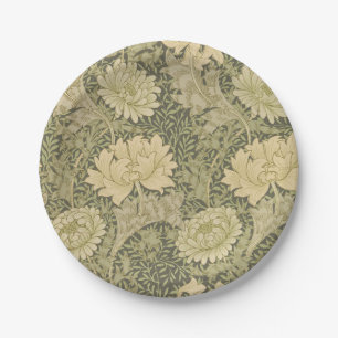 William Morris Chrysanthemum Sage Blume Pappteller