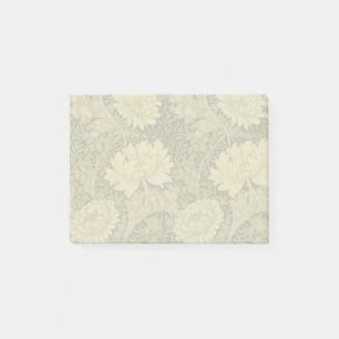 William Morris Chrysanthemum Sage Blume Post-it Klebezettel