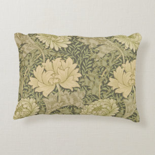 William Morris Chrysanthemum Salbei-Blume Dekokissen