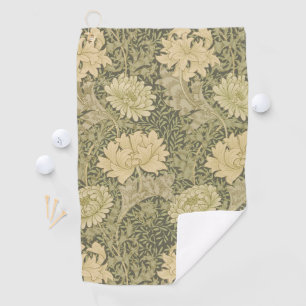 William Morris Chrysanthemum Salbei-Blume Golfhandtuch