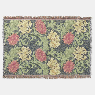 William Morris Chrysanthemum Vintage Blumenart Decke