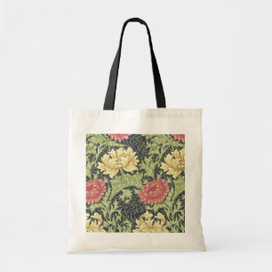William Morris Chrysanthemum Vintage-Blumenkunst Tragetasche