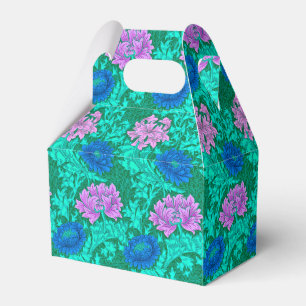 William Morris Chrysanthemums, Aqua und Violet Geschenkschachtel