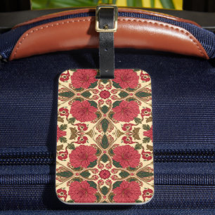  William Morris Chrysanthemums Floral Art Nouveau  Gepäckanhänger