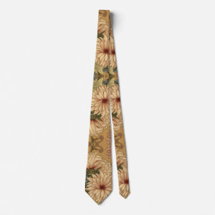 William Morris Chrysanthemums Floral Art Nouveau Krawatte