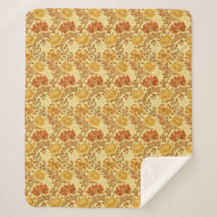 William Morris Chrysanthemums, Mustard Gold Sherpadecke
