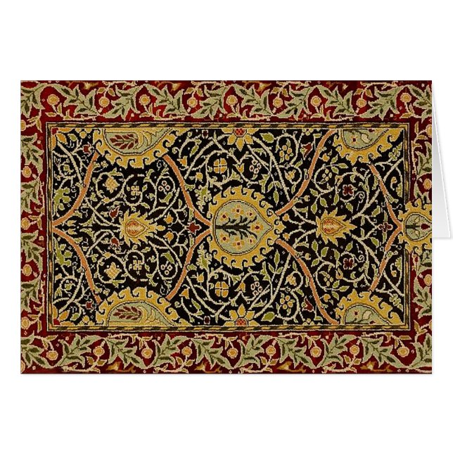 William Morris Classic Teppich Art Print Design (Vorderseite (Horizontal))