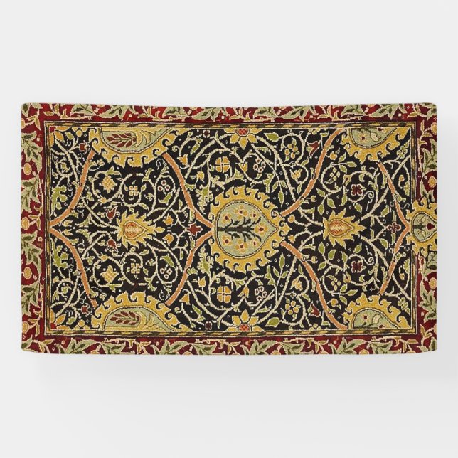 William Morris Classic Teppich Art Print Design Banner (Horizontal)