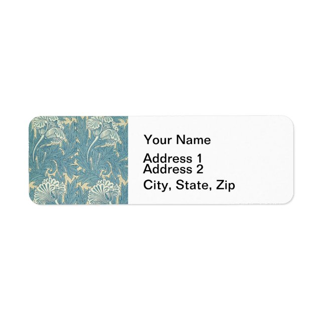 William Morris Classic Tulip Blue Floral (Vorne)