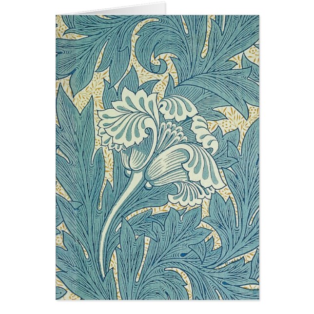 William Morris Classic Tulip Blue Floral (Vorne)
