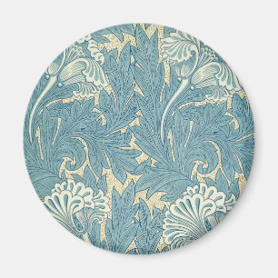 William Morris Classic Tulip Blue Floral Magnet