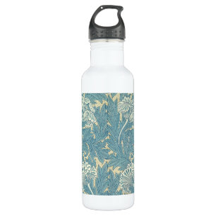 William Morris Classic Tulip Blue Floral Trinkflasche
