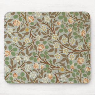 William Morris Clover Botanische Blume Mousepad