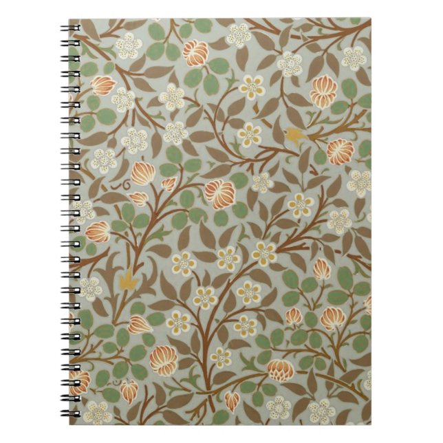 William Morris Clover Botanische Blume Notizblock (Vorderseite)