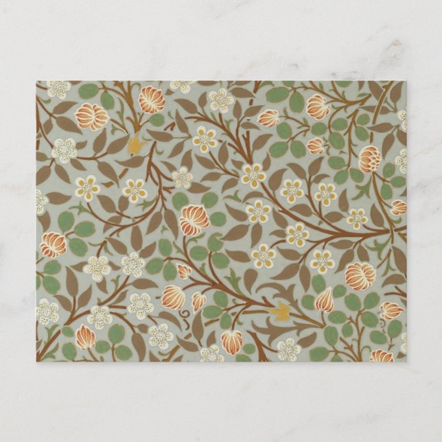William Morris Clover Botanische Blume Postkarte (Vorderseite)