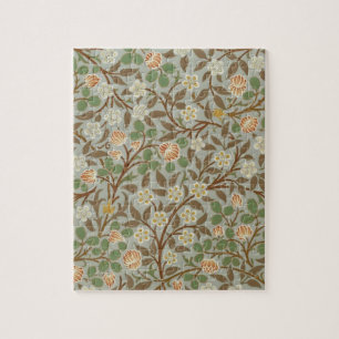 William Morris Clover Botanische Blume Puzzle