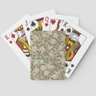 William Morris Clover Botanische Blume Spielkarten