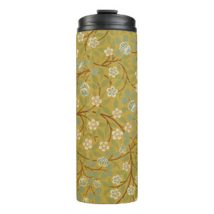 William Morris Clover Vintage Blumige Kunst Thermosbecher